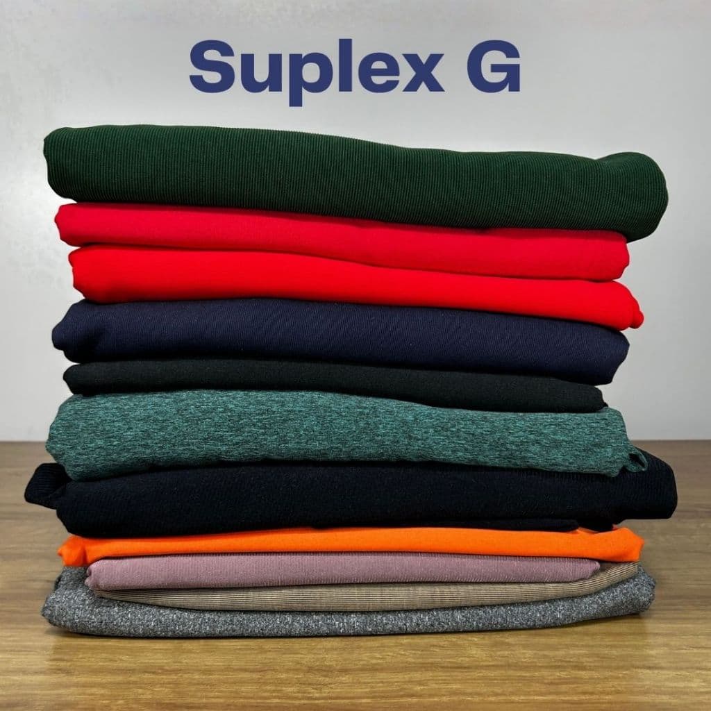 Pacote Retalhos Suplex Poliester Tamanho grande acima de 80cm Cores Aleatórias - Fitness, legging, top, short