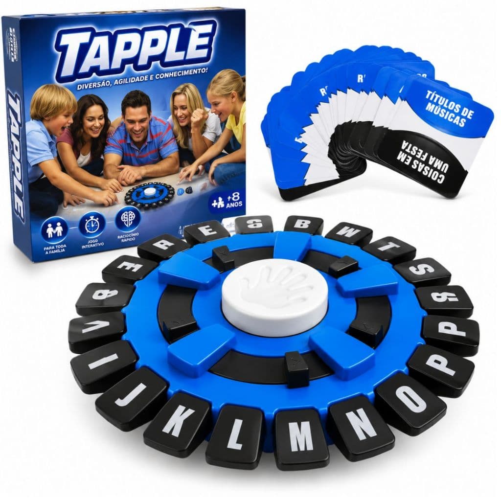 Jogo Tapple em Português com Temporizador  Jogo de Palavras Educativo para Família e Amigos