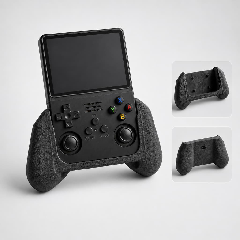 Grip de Mão Ergonômico video game R36S Pegada Controle Para Jogar Conforto Anti-Fadiga