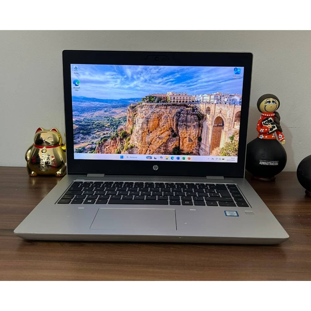 Notebook HP PRO- Processador i5 8ª Geração  - Memória 8GB RAM - SSD 240GB