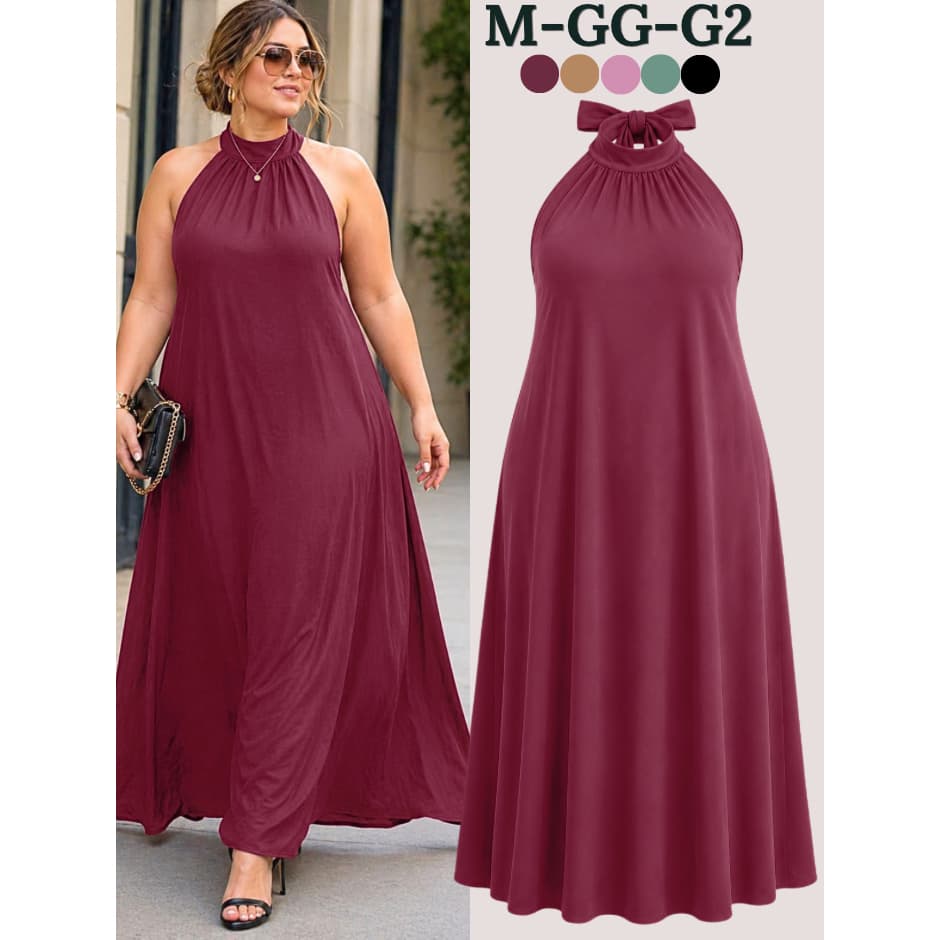 VESTIDO LONGO FEMININO TECIDO DUNA MODA VERÃO VESTIDOS FEMININOS PREMIUM CASUAL FRESCO ESTILOSO ELEGANTE EVANGÉLICO LUXO