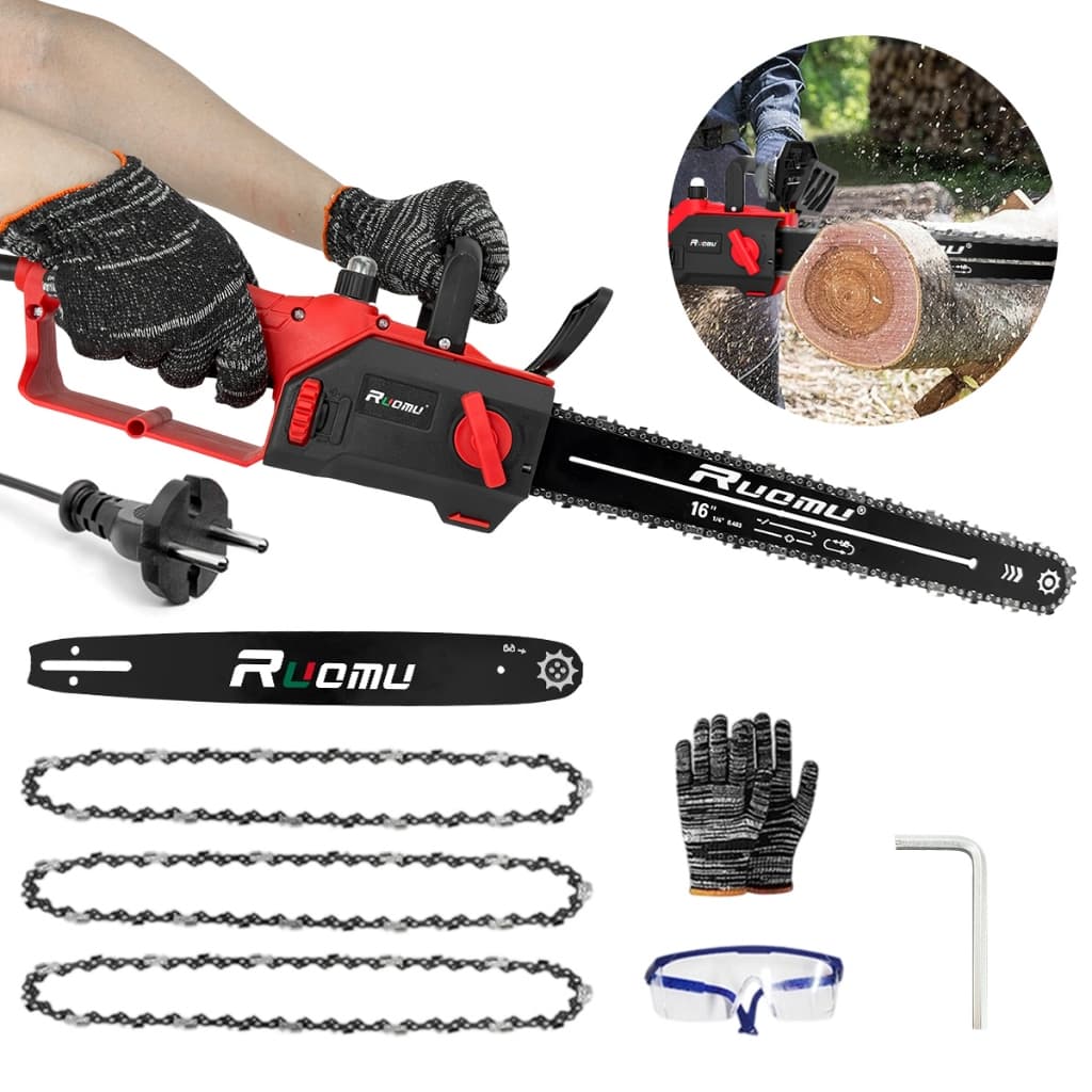 Motosserra Elétrica Profissional Brushless 3200w Eletrosserra Sabre 16 Pol 220V