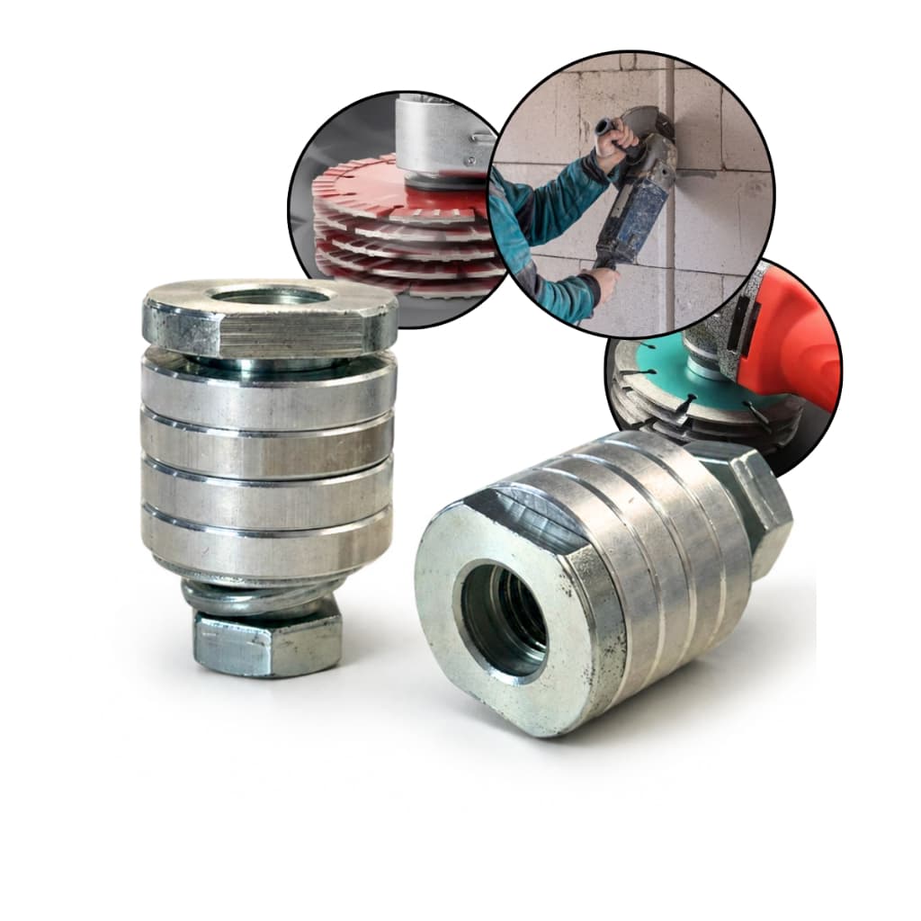 Haste Soquete Adaptador M14 Multi Disco Cortar Parede Esmerilhadeira Abrir Canaletas Usiarte Tools