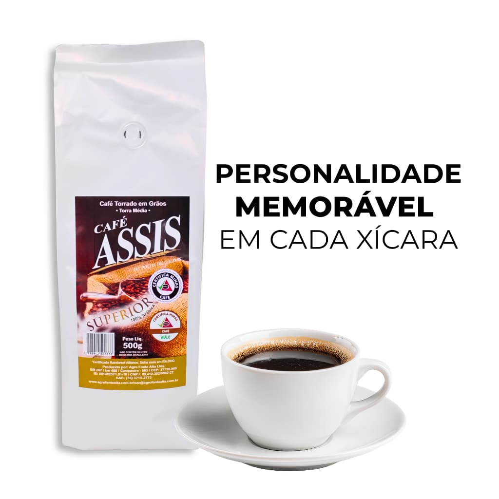 Cafe Assis Superior Torrado Em Grao 500g