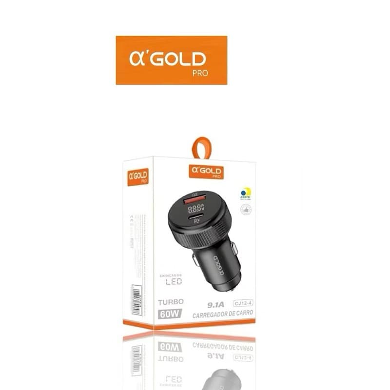Carregador Veicular Turbo α’GOLD PRO CJ12-4