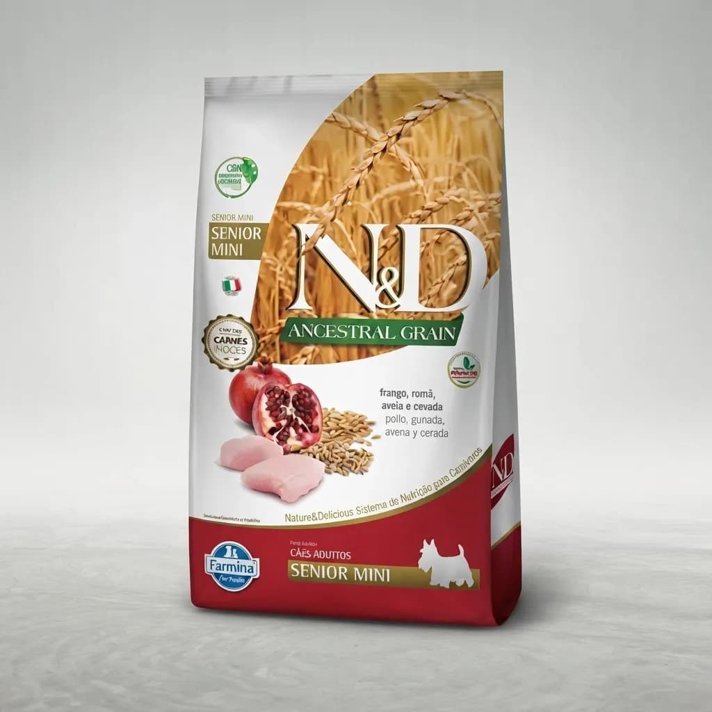Ração Para Cachorro Sênior Nd Ancestral Frango Mini 0,8kg