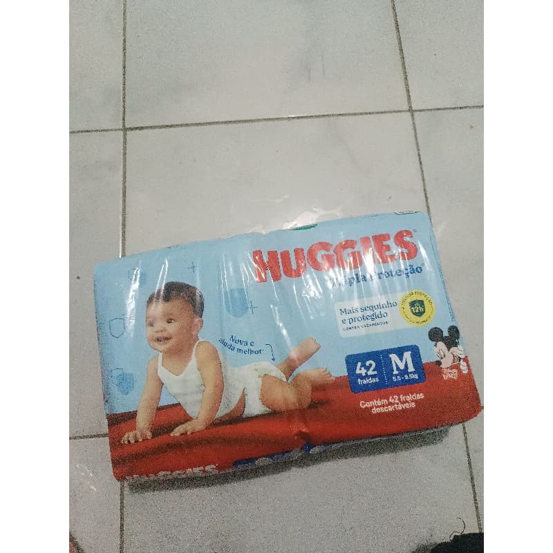 Fralda Descartável Huggies Tripla Proteção 42un Tamanho M

