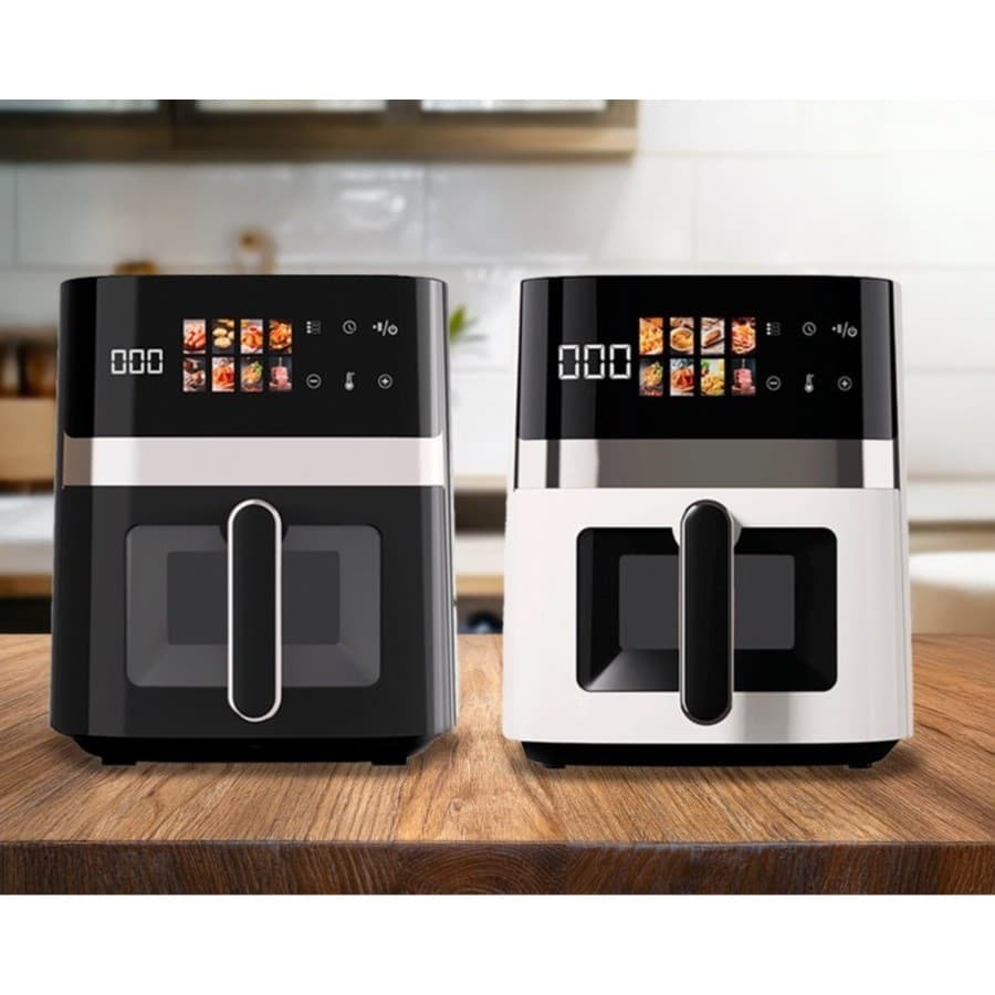 Fritadeira Air Fryer Elétrica Sem Óleo Grande Tamanho Família Cozinha Fácil