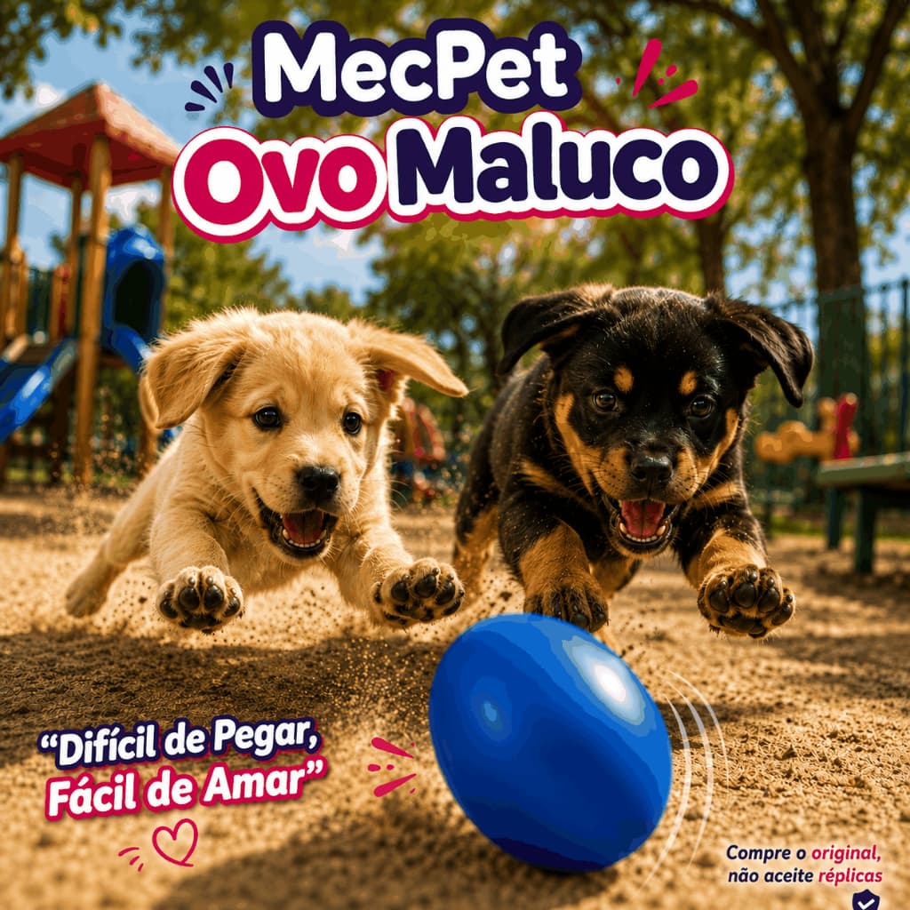 Brinquedo Ovo Maluco Mordedor Para Cachorro - Diversão com Cores Vibrantes