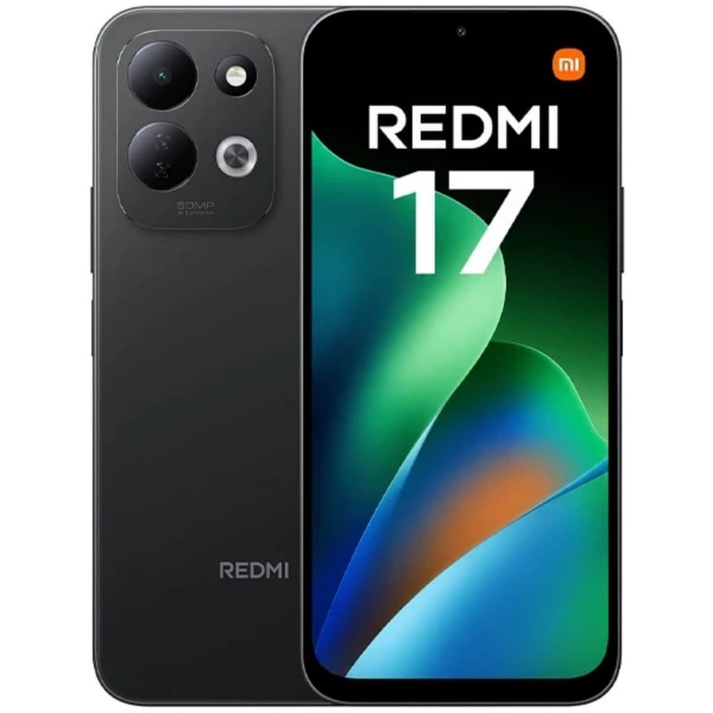Smartphone Xiaomi Redmi 17 4G 4GB RAM 256GB Tela 6,9 120Hz Bateria 7500mAh 50MP Preto