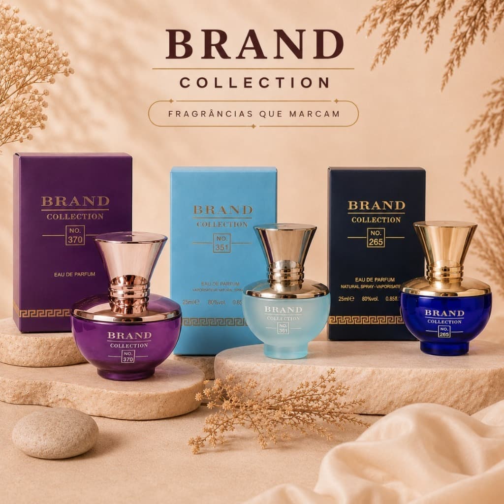 Perfume Brand Collection 351 265 370 Eau de Parfum Feminino Fragrância Importada Marcante