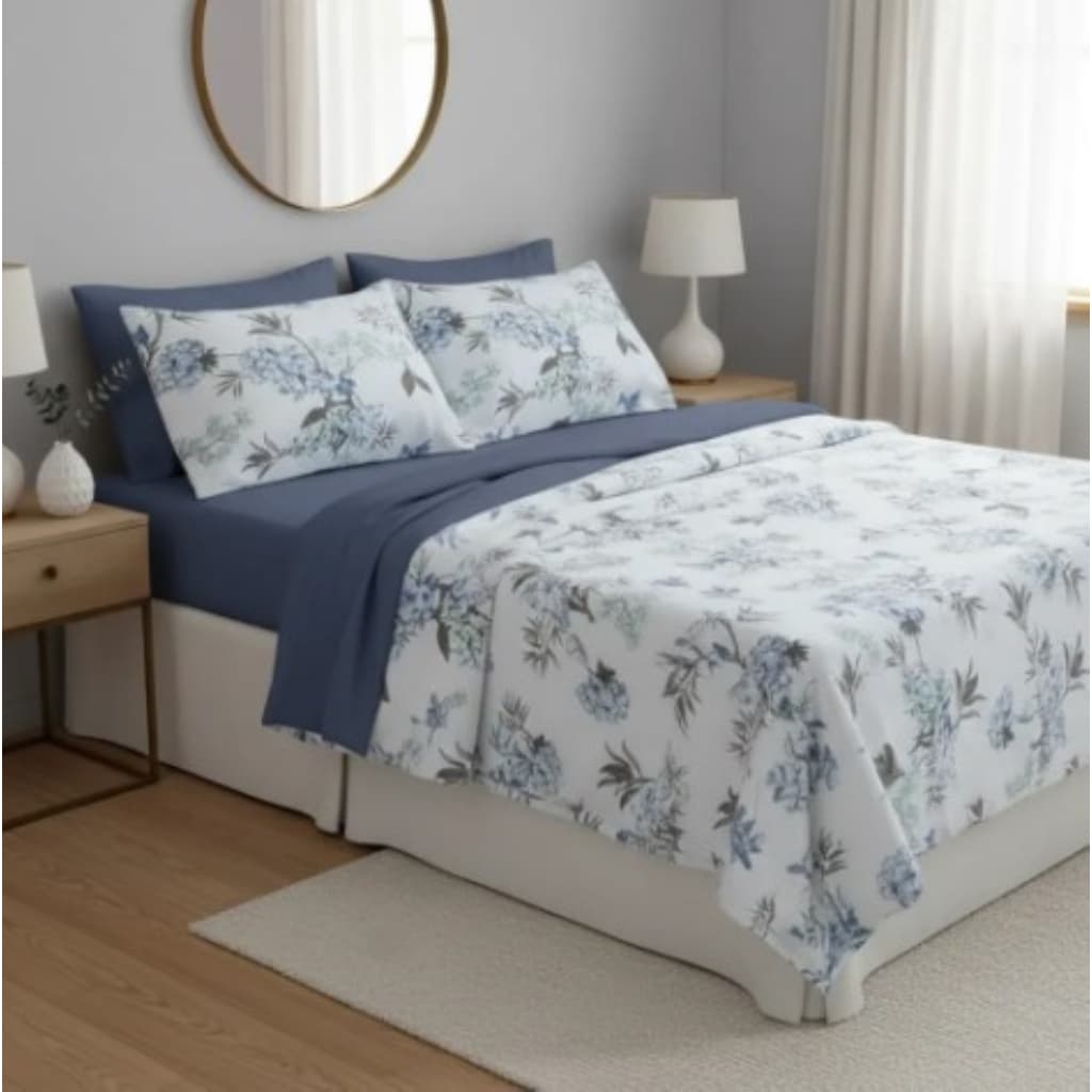 Jogo de Cama Lençol Roupa Casal Queen 4 Peças Estampado (Lindas Estampas)