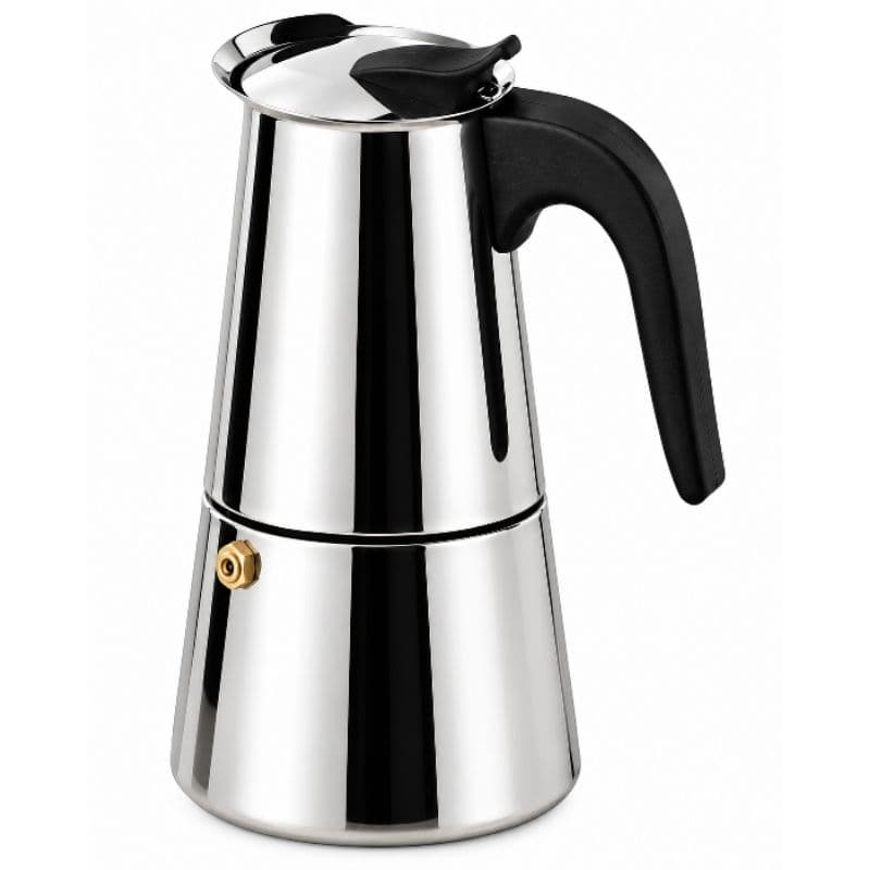 Cafeteira Italiana Inox 4 Xícaras 200ml 6 Xícaras 300ml Café Expresso Fogão Gás