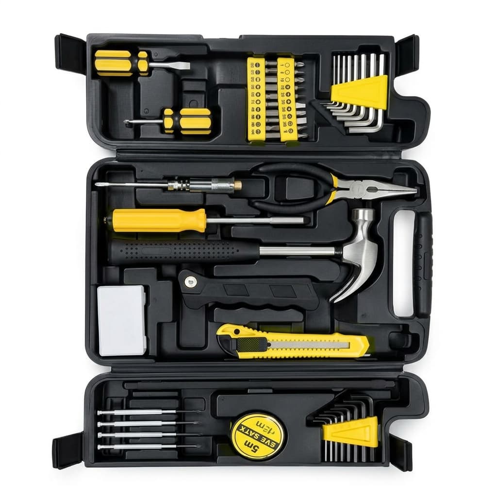Kit Maleta Ferramentas Completo Profissional 200 Pecas Multifuncional Casa Oficina