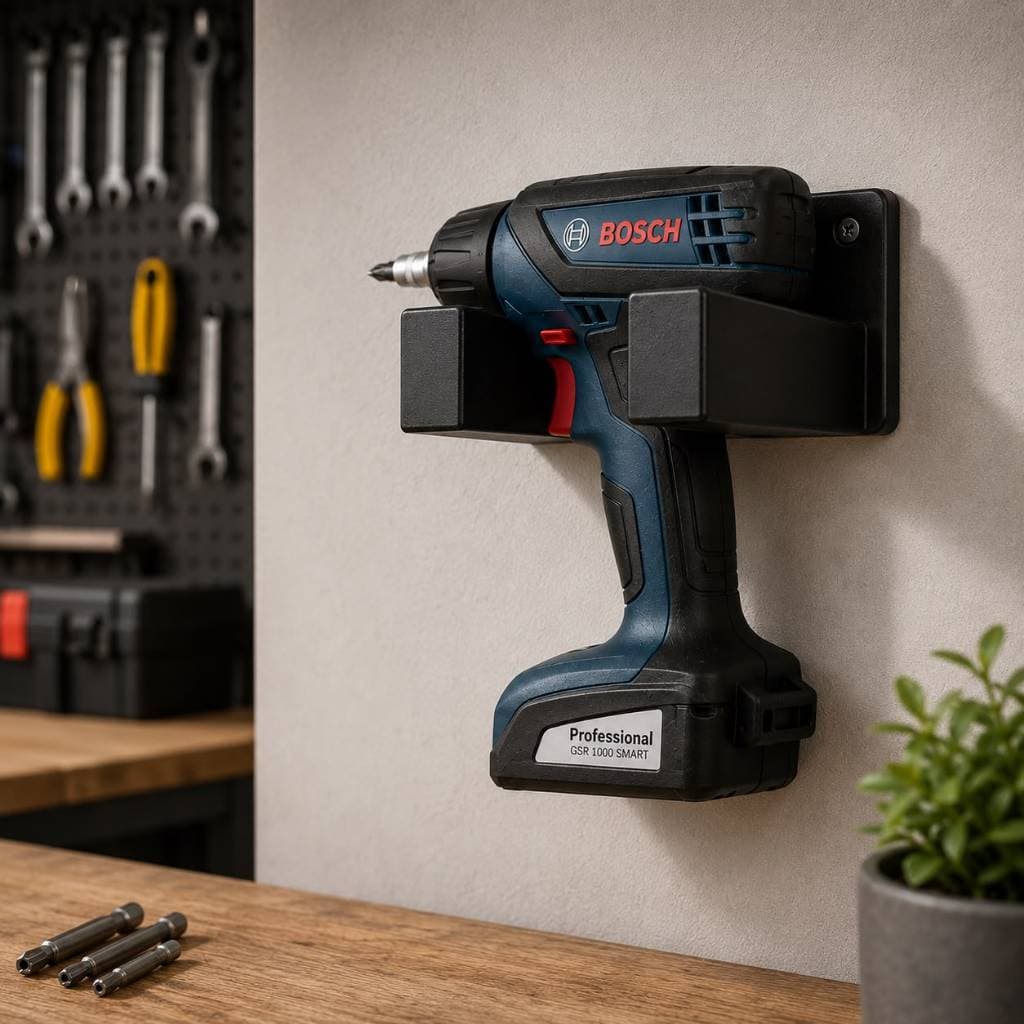 Suporte Parafusadeira Para Parede Furadeira Painel Universal Ferramentas Oficina Organização Garagem Resistente Duravel