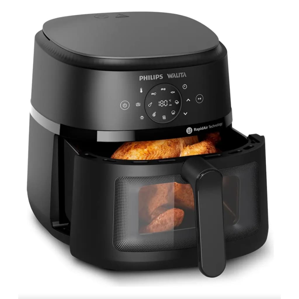 Fritadeira Airfryer Digital  1700 tampa frontal vidro