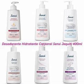 Hidratante Sensi 400ml kit c/4  unid Tipos Jequiti