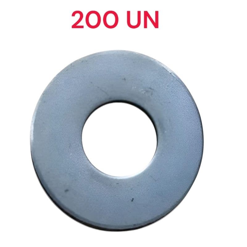 Arruela Halter barra de academia KIT 200 UN 60 X  25,8 mm Polido
