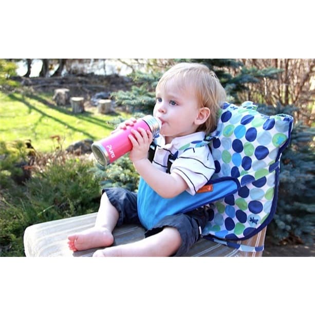 Assento de Alimentação Portátil MLS – Estampa BIGGY BUTTONS (Transforma cadeiras comuns em uma cadeira de bebê)
