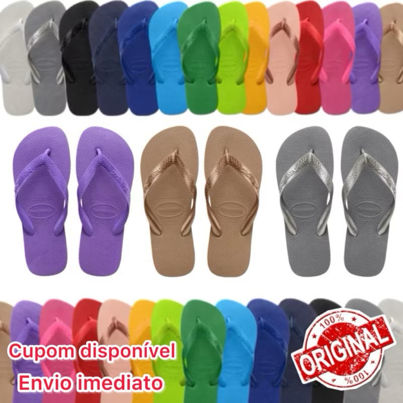 Chinelo Havainas masculino feminino confortável leve macio antiderrapante calçado casual original promoção