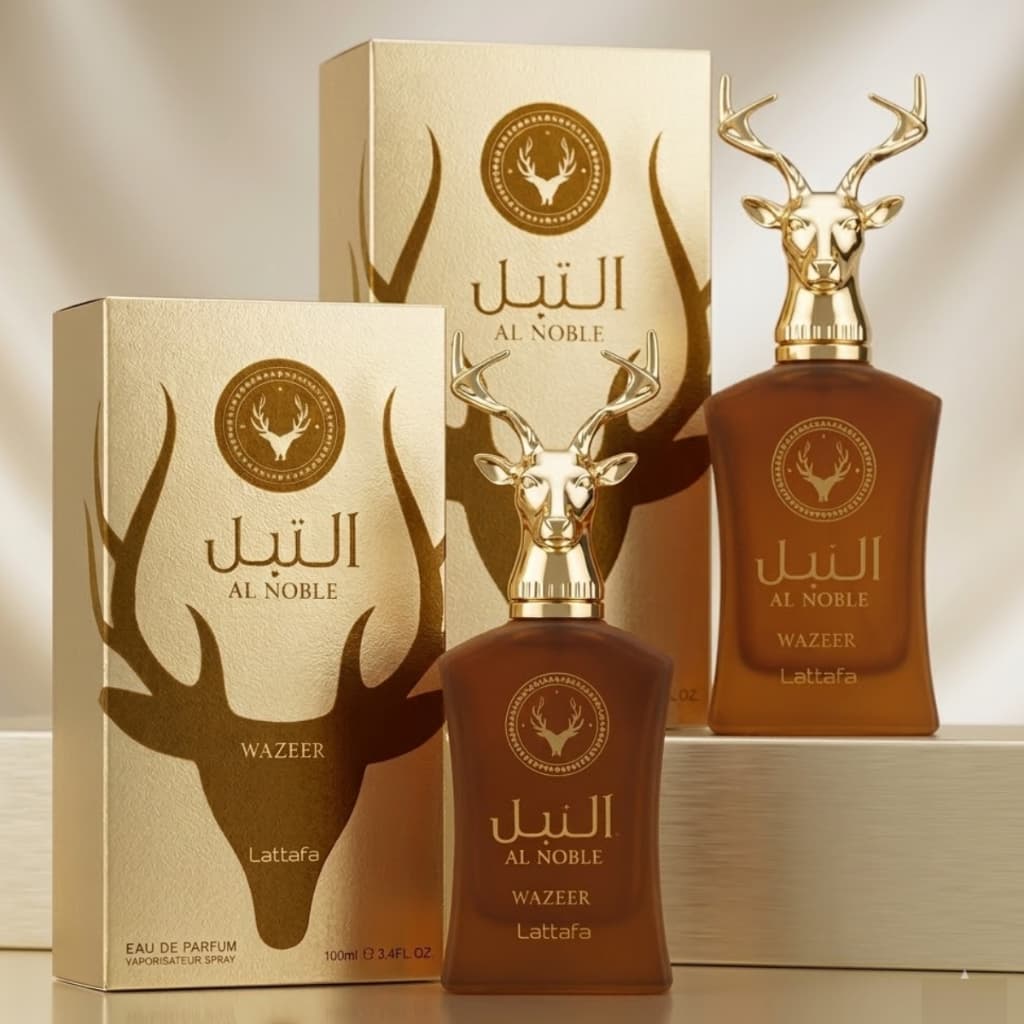 Kit De 01 Ou 2 Perfumes Al Noble Wazeer 100ml Masculino Importado Intenso Longa Duração Luxo