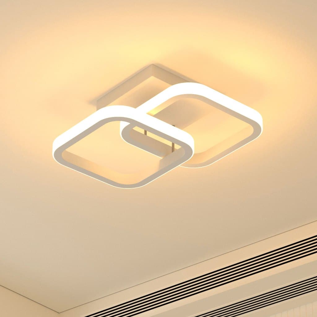 Luminária Plafon Teto Pendente Quadrado Sobrepor Luz Led 30w