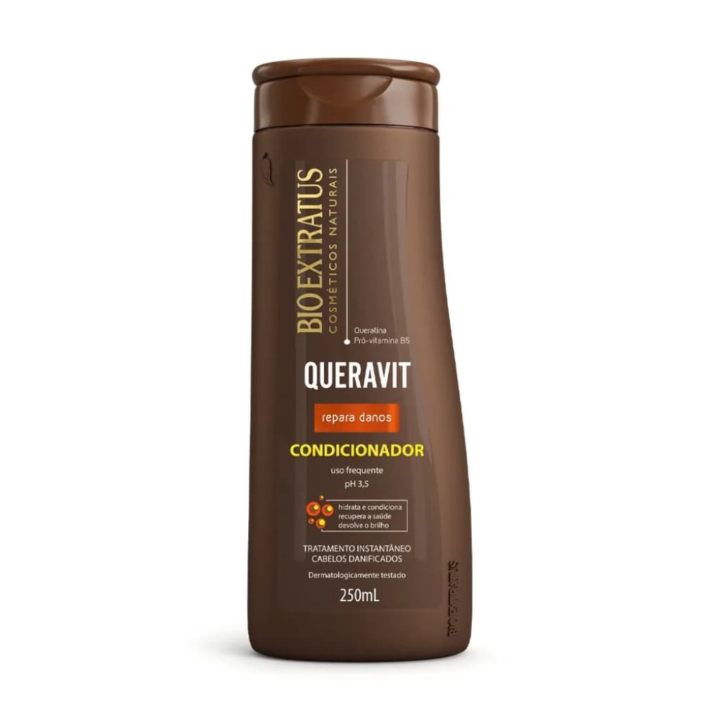 Condicionador Hidratante Queravit 250ml Bio Extratus- Recuperador de Danos