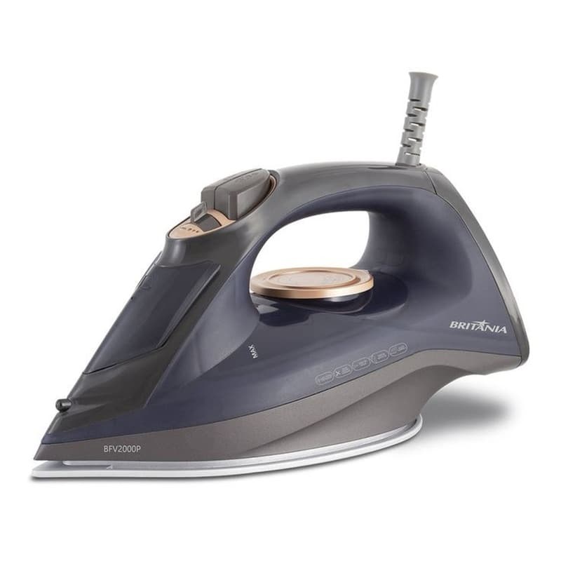 Ferro a Vapor Britânia BFV2000P Ceramic Base Antiaderente Auto Limpeza