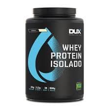 Whey Protein Isolado DUX 900g com Alta Pureza e Absorção Rápida Sabor Chocolate Branco