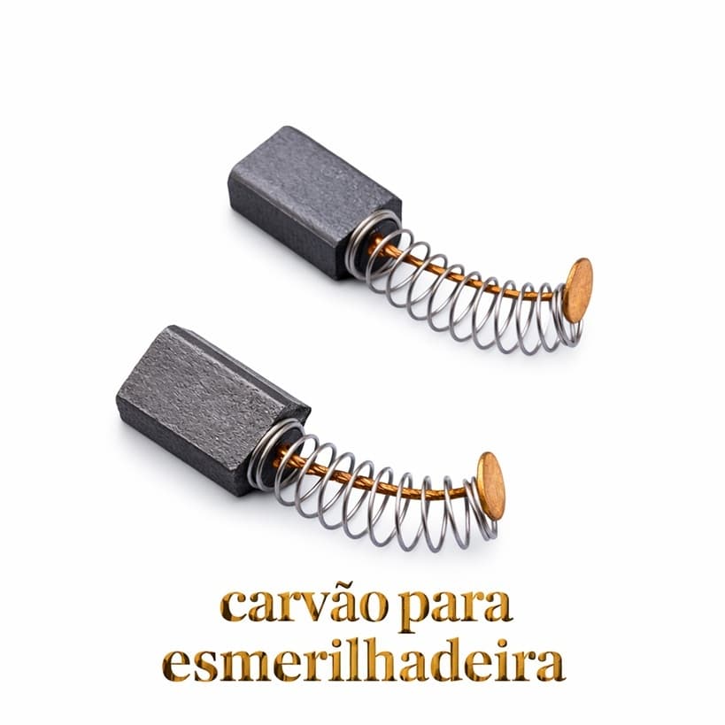 Par de Carvão para Esmerilhadeira Universal com Mola – Alta Durabilidade