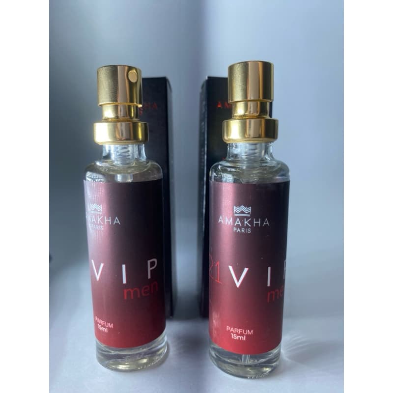 Kit 2 Perfumes Masculinos 521 Vip Amakha Paris 15ml | Alta Fixação | Inspirado em Importados