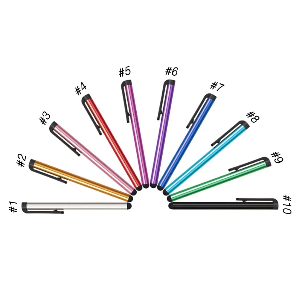Kit max 10 Caneta Touch Universal Celular Tablet Stylus Alta Precisão Tela Capacitiva Android iPhone iPad