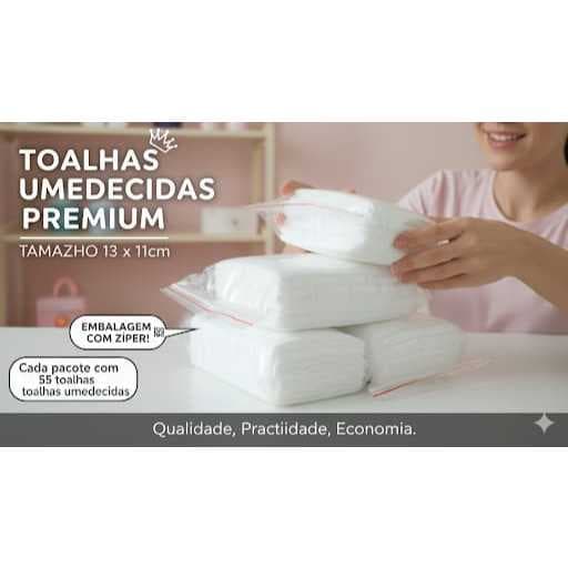 toalhas umidecidas premium,gramatura grossa,firme,macia