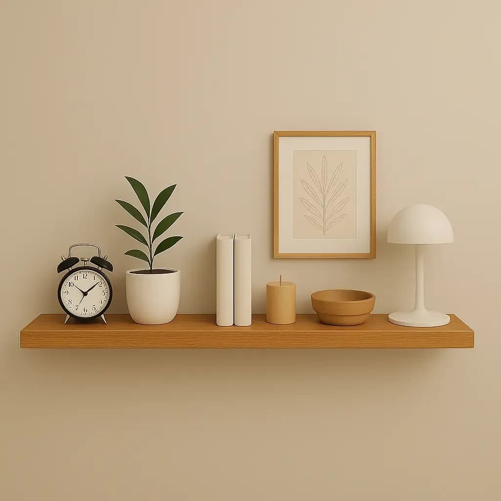 Prateleira Mdf 100x30 Moderna Suporte Parede Invisivel 30mm