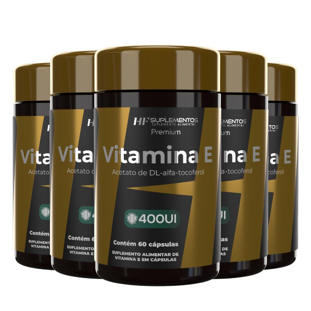 5X VITAMINA E 400UI ALFA TOCOFEROL 60 CAPS HF SUPLEMENTOS