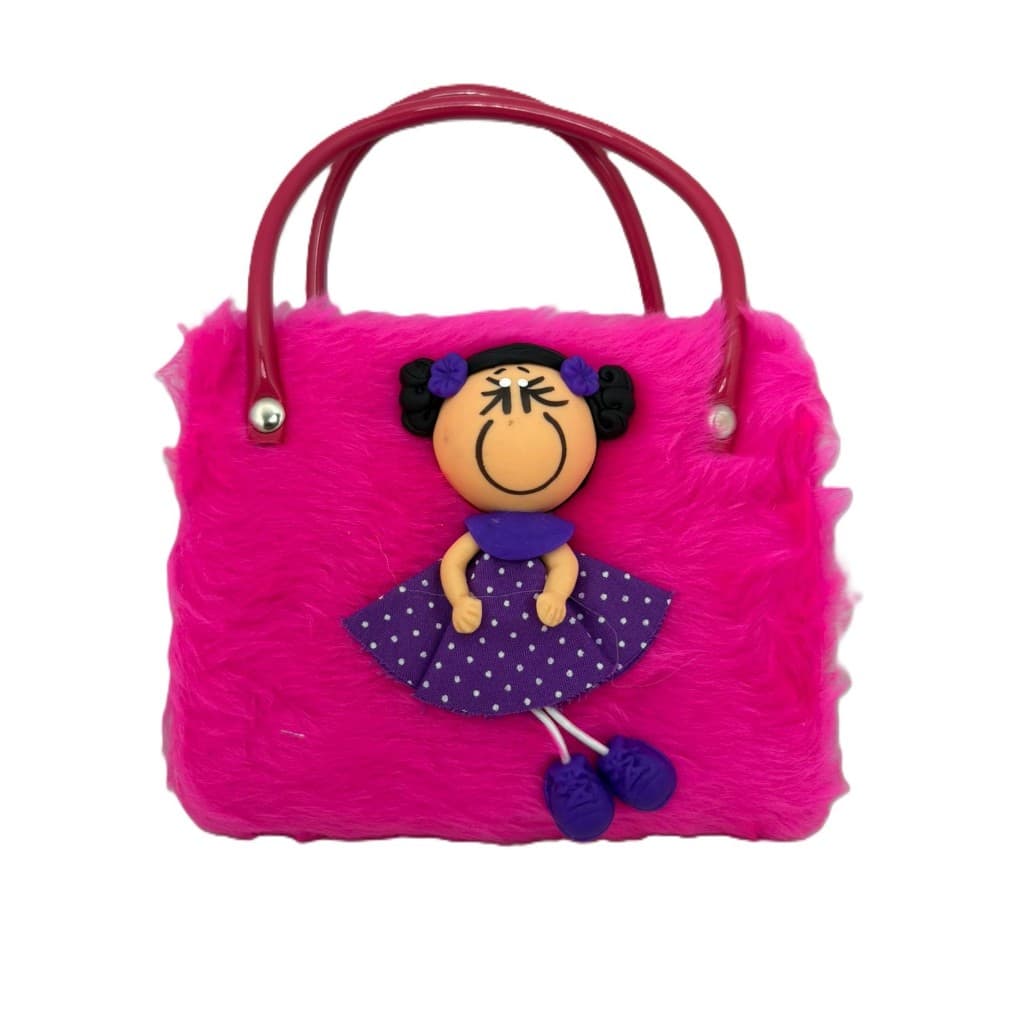 Bíblia Pequena Pelúcia Alça E Bonequinha P/ Meninas