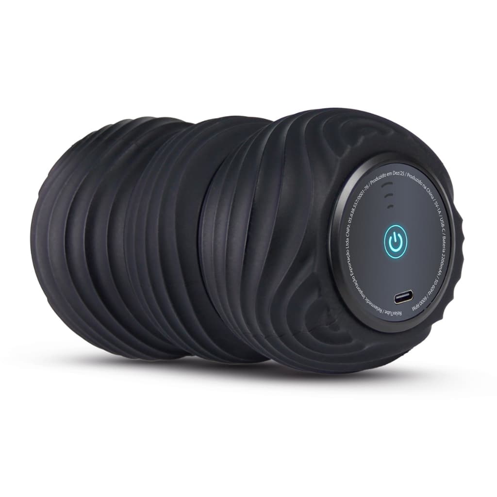 Rolo Massageador Relaxtube Vibratório Muscular Portátil Relaxmedic