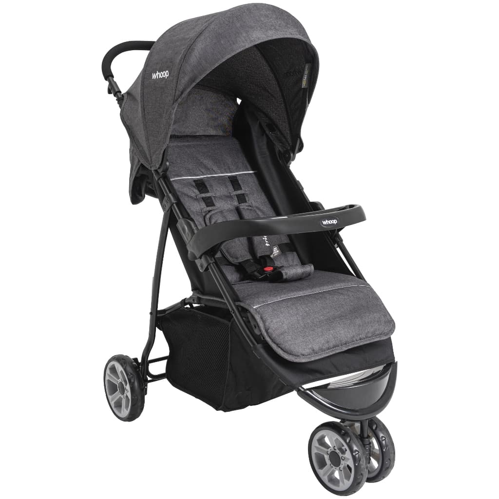 Carrinho de Bebê Kiddo Whoop Trio 3 Rodas Berço e Passeio
