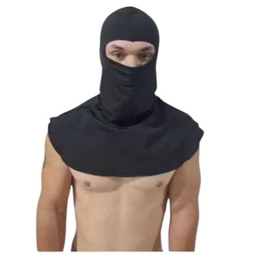 touca Ninja Balaclava Facial UV Pescador Soldador Pesca Moto Proteção Frio e Vento Jardinagem
