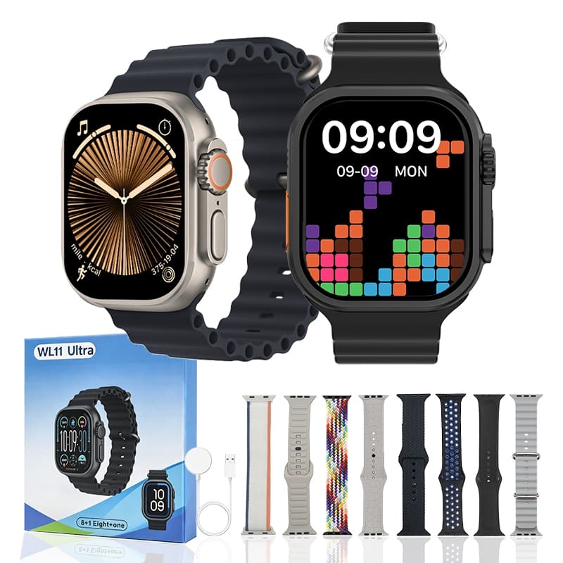 Smartwatch WL11 ultra 49mm séries11 2026 com 8 pulseiras Gps esportes Inteligente unisex relogio