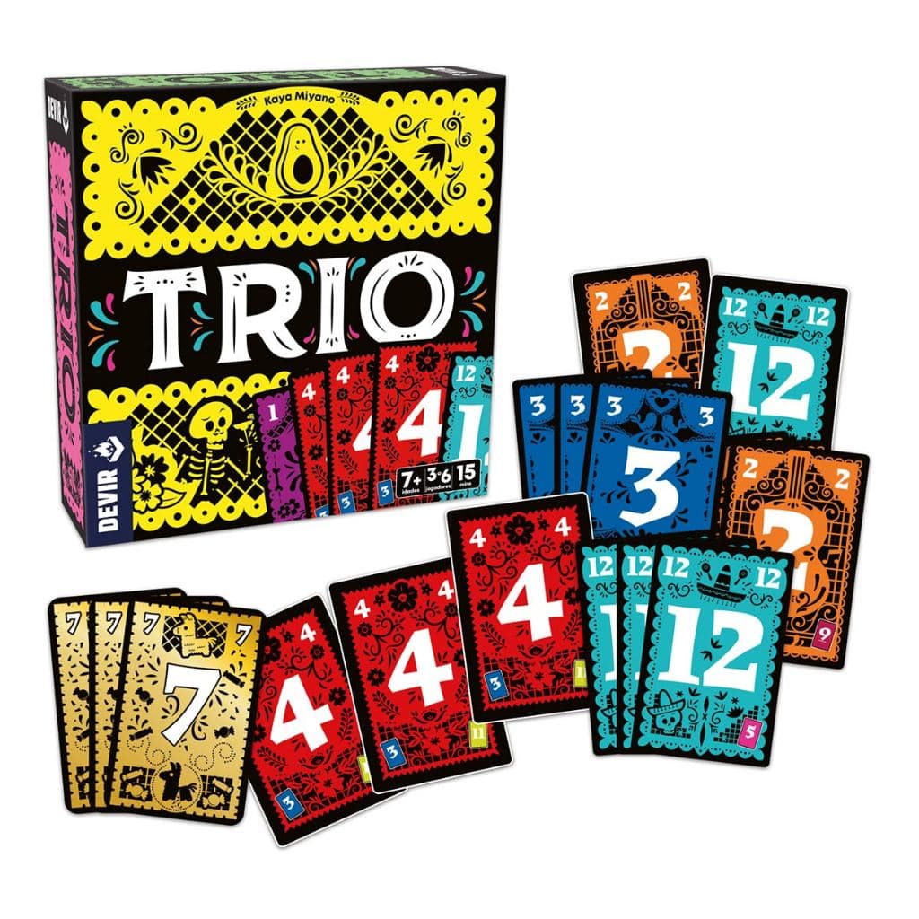 Jogo De Cartas Trio Card Game Memória Dedução Família Amigos