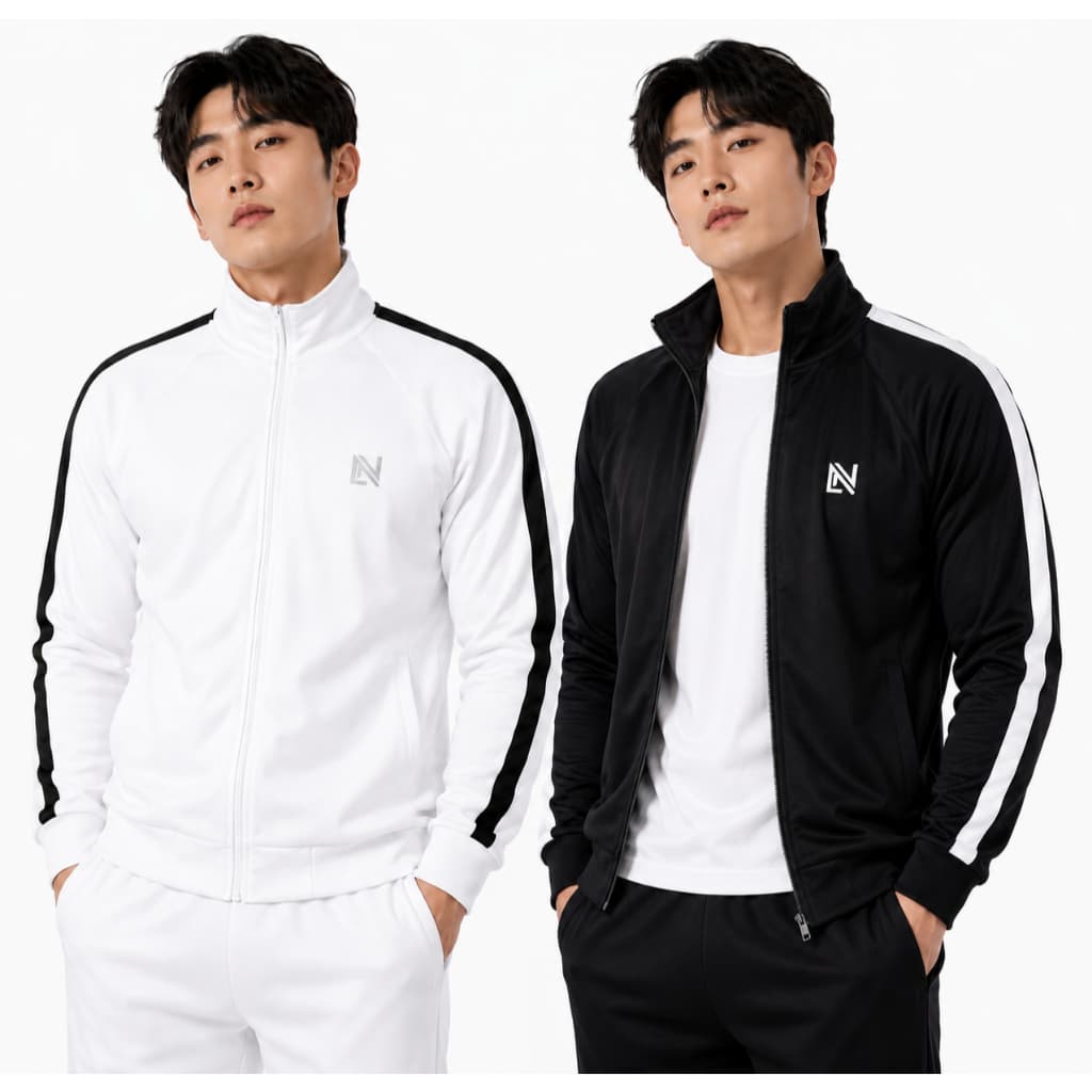 Kit 2 ou 1 Casacos Jaqueta Blusa Aberta masculina Academia Zíper