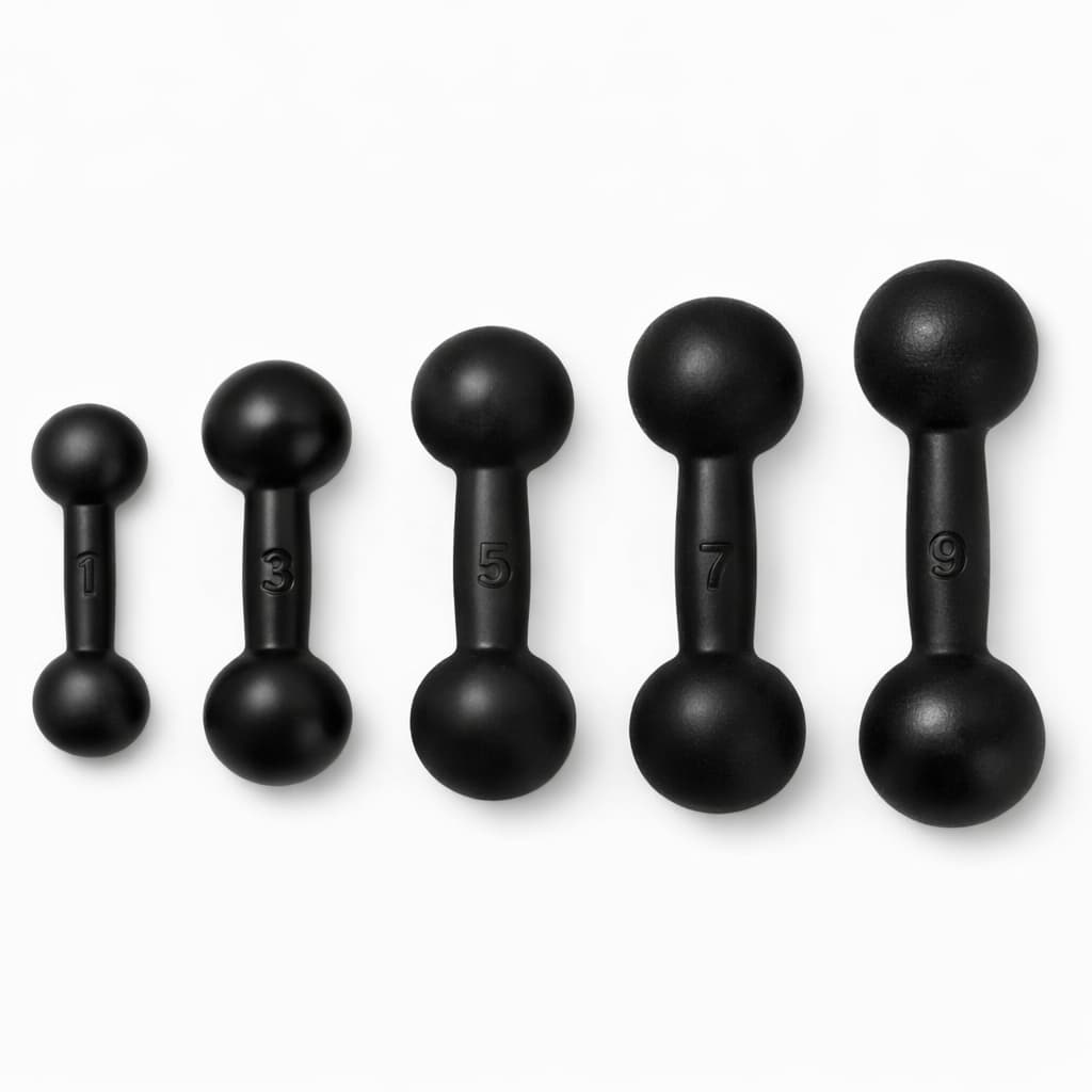KIT 1 UN HALTER 1,3,5,7,9 KG PESO EMBORR. TREINO ACADEMIA FITNESS MUSCULAÇÃO FUNCIONAL PREMIUM TOP XX! ALTA QUALIDADE XX