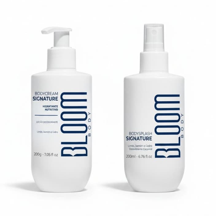 Kit Masculino Bloom Signature Body Splash 200ml + Hidratante 200g - Inspirado Importado
