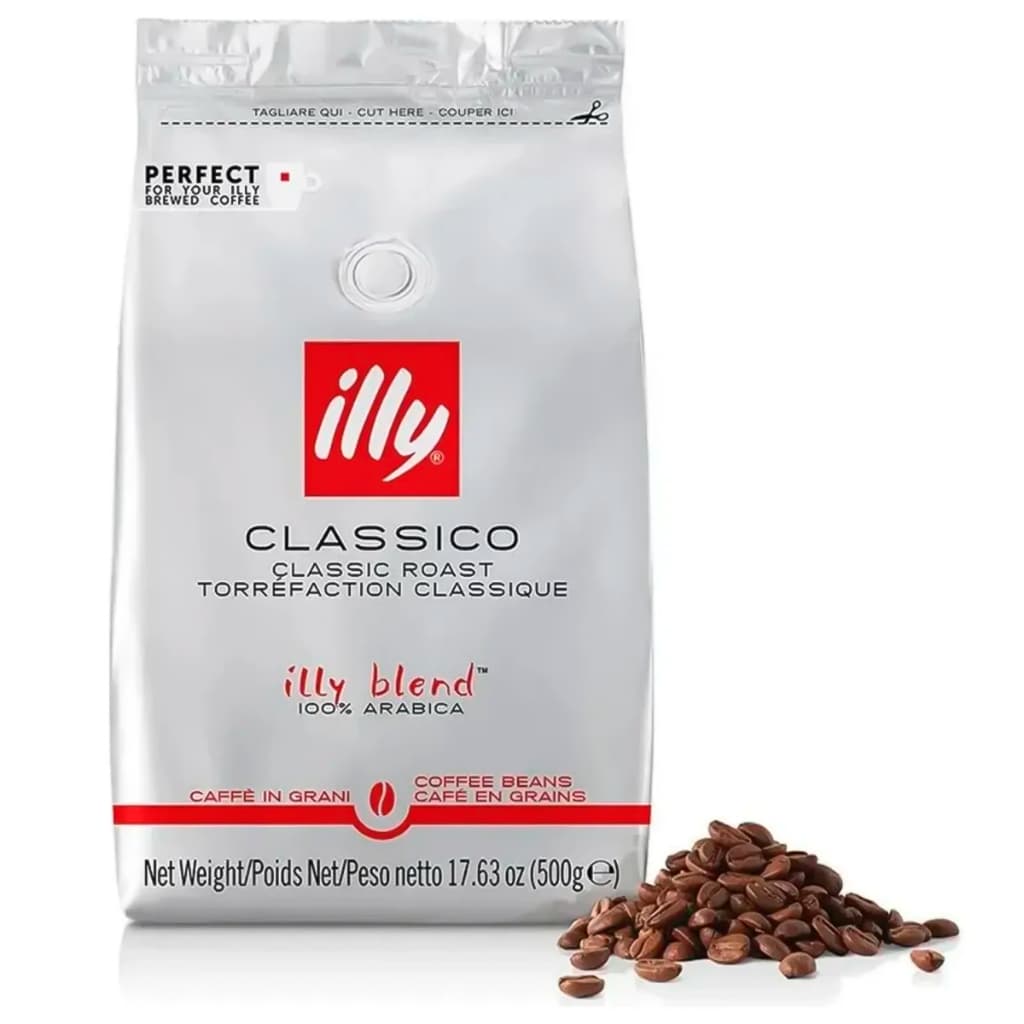 Café  Illy em Graos Classico 100% Arábica Importado Italiano 500g