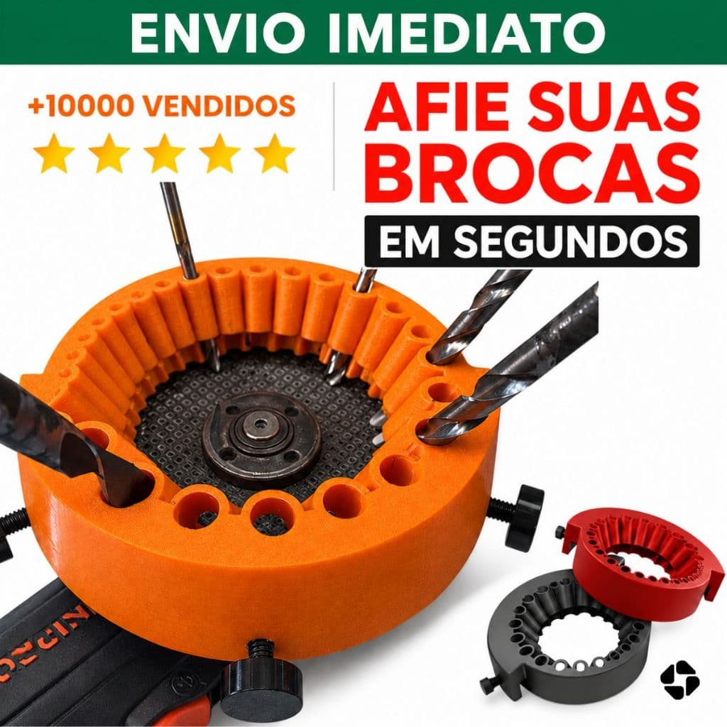 Gabarito Afiador de Broca Lixadeira Esmerilhadeira 5" | Disco de 125 mm