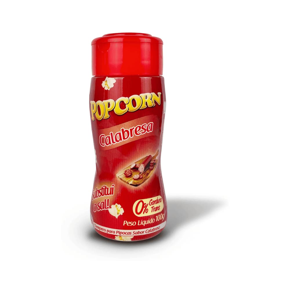 Tempero p/Pipoca Popcorn Calabresa 100g