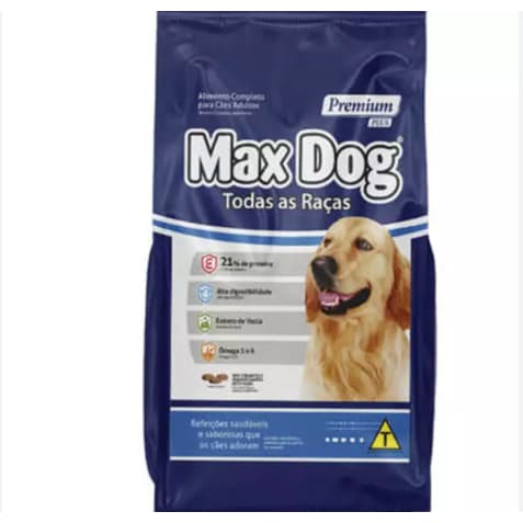 Ração para cachorro Premium Plus Max Dog Paças Grandes