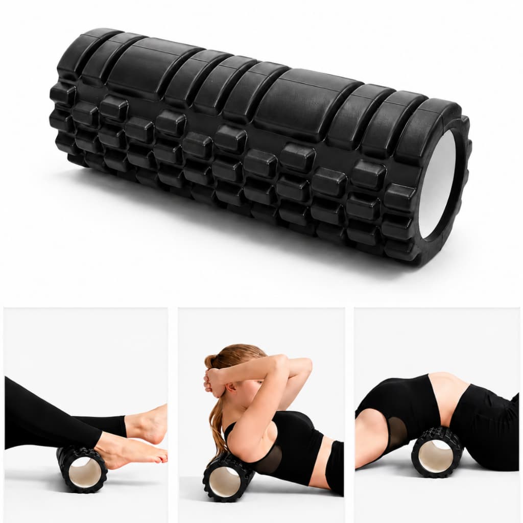 Rolo Massageador Corporal Muscular Liberação Miofascial Massagem Fisioterapia Costas Pernas
