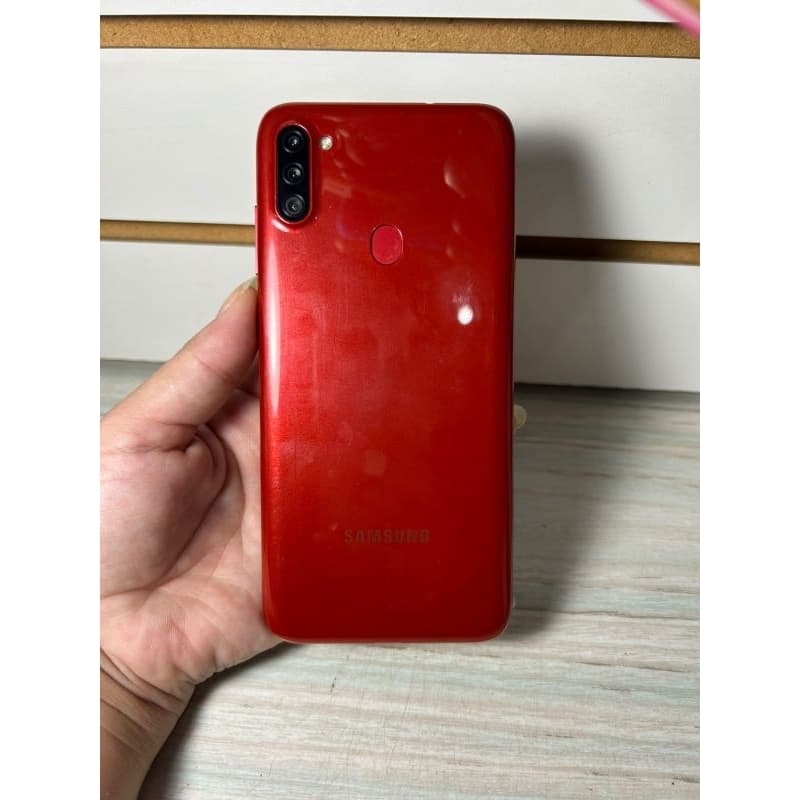 Celular Usado Barato Samsung A11 Vermelho 64Gb